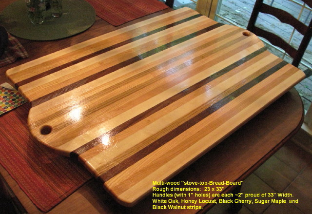 Multi Wood Stove Top Bread Board Cutting Boards Turned Spindles
